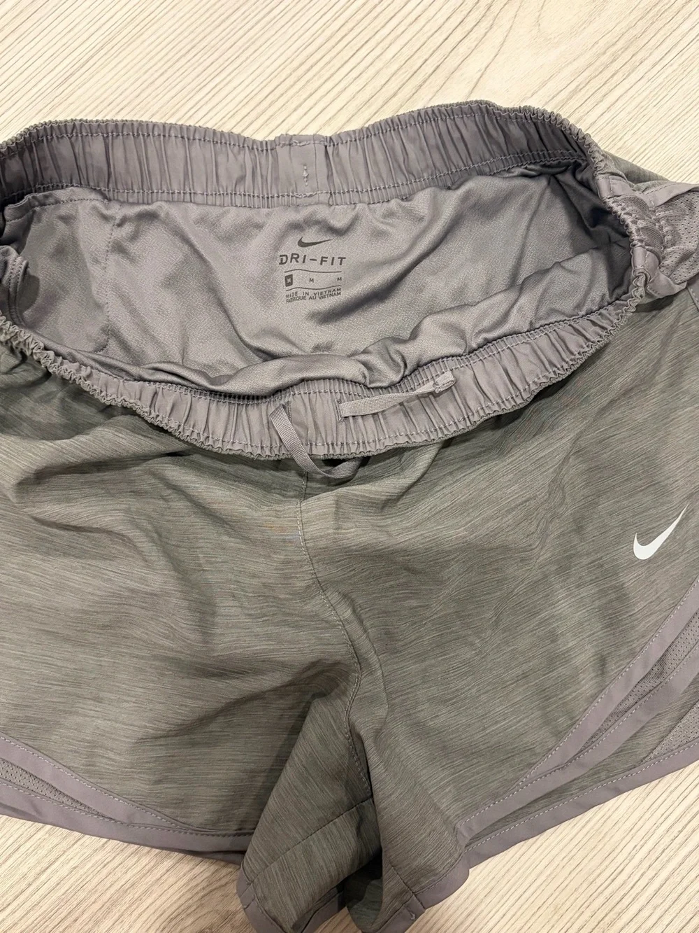 Nike Women's Gray Athletic Running Shorts
